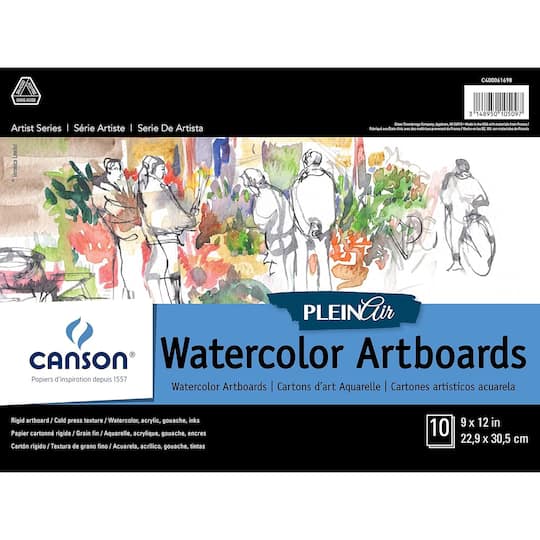 Canson® Plein Air Watercolor Artboard Pad